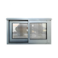 Бронзовые анодированные алюминиевые окна нижние распашные жалюзи